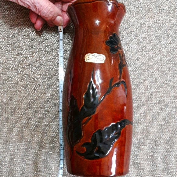 Vintage Royal Haeger Brown and Black Vase - Picture 2 of 4